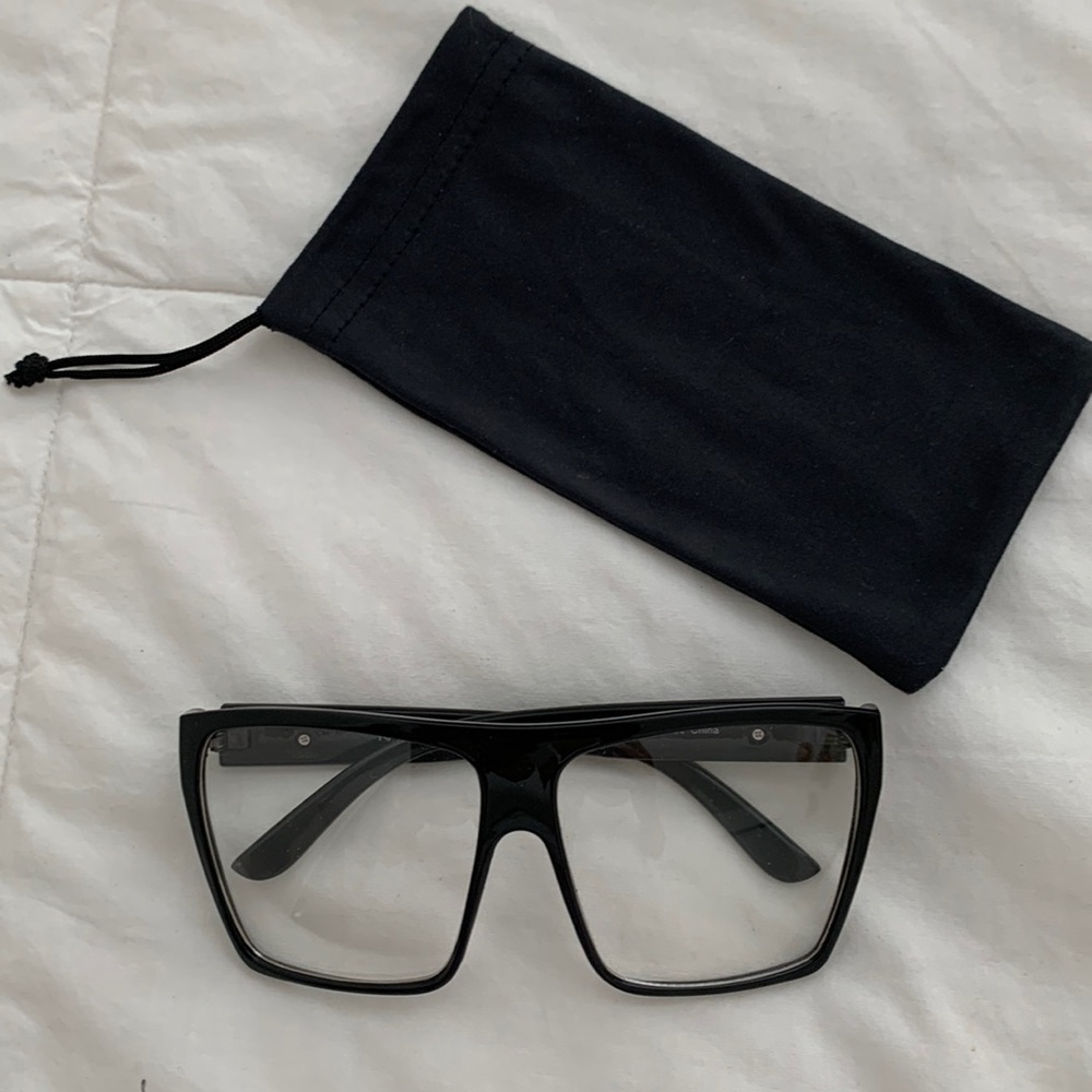 Oversized Non-Prescription Fashion Glasses